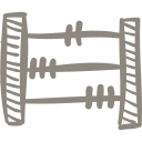 001 Abacus Hand Drawn Educational Toy